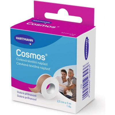 Cosmos Cívková náplast pevná 2,5 cm x 5 m – Zboží Dáma