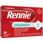 RENNIE SPEARMINT BEZ CUKRU POR 680MG/80MG TBL MND 36 – Zboží Mobilmania