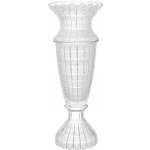 Broušená velká váza Bohemia Crystal 82C28/840mm. Klasický brus 500 PK. – Zboží Mobilmania