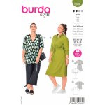 Střih Burda 6038, návod k šití: šaty se stahováním v pase, halenka – Hledejceny.cz