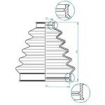 Sada měchů, hnací hřídel LÖBRO 190965 | Zboží Auto