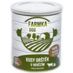 Falco Farmka Adult kusy drštěk v hovězím 800 g – Sleviste.cz