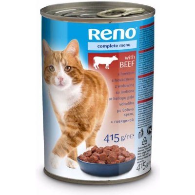 Reno Cat Kousky hovězí 415 g – Zbozi.Blesk.cz