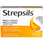 STREPSILS MED A CITRON ORM 0,6MG/1,2MG PAS 36 – Zboží Mobilmania