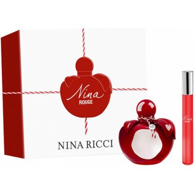 Nina Ricci Nina Rouge Dárková sada dámská toaletní voda 50 ml a miniaturka dámská toaletní voda 10 ml – Hledejceny.cz