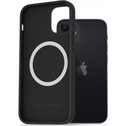 AlzaGuard Silicone Case Compatible with Magsafe iPhone 12 Mini černé