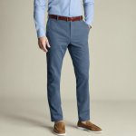 Charles Tyrwhitt Ultimate Non-Iron Chinos Airforce Blue – Zboží Dáma
