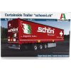 Model Italeri Model Kit návěs 3918 Curtainside Trailer 1:24