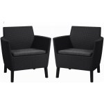 Keter Salemo Duo Set grafit 2 ks – Zboží Dáma