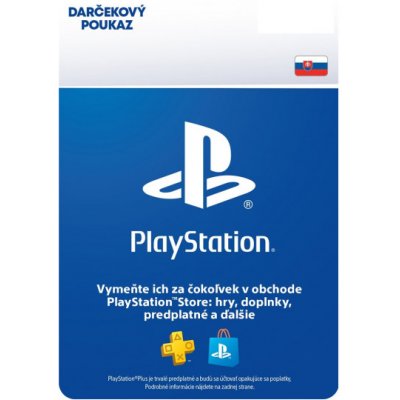 PlayStation dárková karta 150 € SK