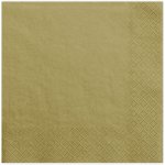 PartyDeco ubrousky zlaté 20ks 33x33cm – Hledejceny.cz