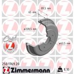 Brzdový buben ZIMMERMANN 250.1769.20