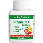 MedPharma Vitamin C 1200 mg s šípky vitamin D zinek 67 tablet – Hledejceny.cz