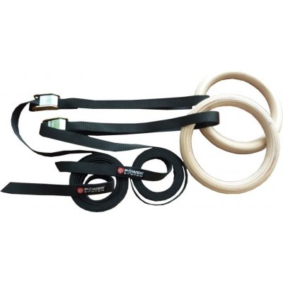 Power System kruhy Gymnastic Wooden Rings PS 4048 – Zboží Dáma