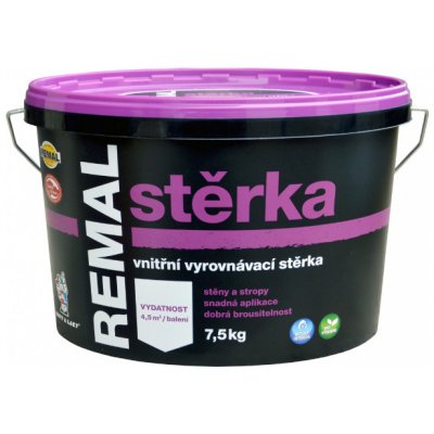 BARVY A LAKY HOSTIVAŘ, a.s. REMAL Stěrka na zeď vyrovnávací štuk, 7,5 kg – Hledejceny.cz