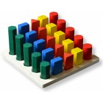 Montessori C223 Žebřík geometrická tělesa – Zboží Dáma