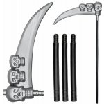 Kosa pro smrtku s lebkami 103cm – Zboží Mobilmania