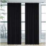 Mondo Italia Závěs řasící pásce Heaven černý Černá 140x250 cm – Zboží Mobilmania