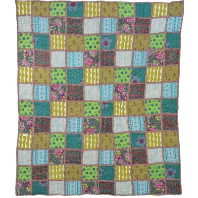 Sanu Babu Ručně prošívaná deka výplň bavlna patchwork – Zboží Mobilmania