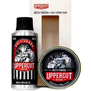 Uppercut Deluxe pomáda 100 g + Sea salt spray 150 ml dárková sada