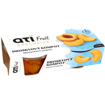 Ati Fruit Exclusive Broskve 2x 240 g 120 g – Hledejceny.cz