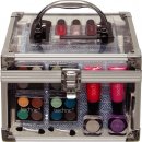 TECHNIC BEAUTY TRANSPARENT CASE Kosmetický kufřík průhledný vybavený 26216