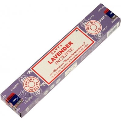 Satya Lavender indické vonné tyčinky 15 g – Hledejceny.cz