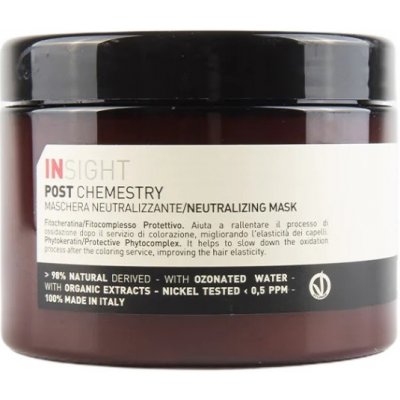 Insight Post Chemistry Neutralizing Mask neutralizující maska pro barvené, chemicky ošetřené a zesvětlené vlasy 500 ml