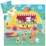 Djeco Kartonové Zmrzlinářský vůz 16 dílků – Hledejceny.cz