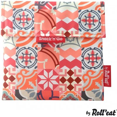 Roll ´Eat obal na svačinu Snack´n Go Patchwork oranžová