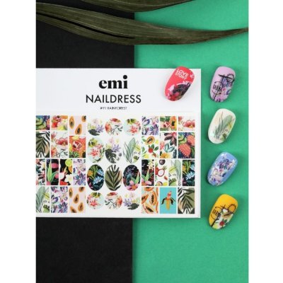 E.Mi Vodolepka Naildress Slider Design 91 Rainforest – Zboží Mobilmania