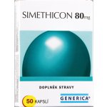 Generica Simethicon 80 mg 50 měkkých želatinových kapslí – Hledejceny.cz