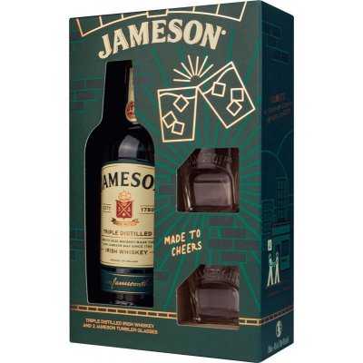 Jameson whisky 40% 0,7 l (dárkové balení 2 sklenice)