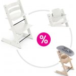Stokke Tripp Trapp + novorozenecká sada + Baby set White – Zboží Dáma