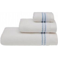 Soft Cotton Malý ručník CHAINE 30 x 50 cm Bílá / modrá