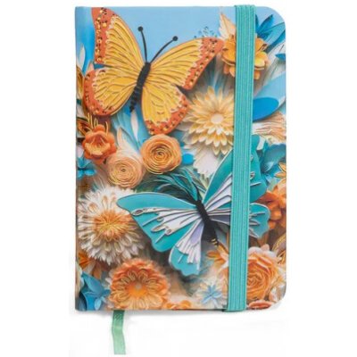 Argus Zápisník s barevnou ořízkou 7,5 x 10,5 cm 1404-0002 – Zboží Mobilmania