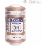 Polyesterová nit hnědá 1000 m – Zboží Dáma