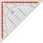 Maped 028700 trojúhelník 26 cm čirý – Zboží Živě
