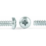 Šroub do plechu bez špičky ZnB, půlkulatá hlava, DIN 7981F - 3.9x19 – Sleviste.cz