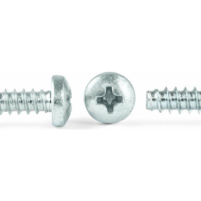 Šroub do plechu bez špičky ZnB, půlkulatá hlava, DIN 7981F - 3.9x19 – Sleviste.cz