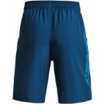 Under Armour Woven Graphic short modrá – Zboží Dáma