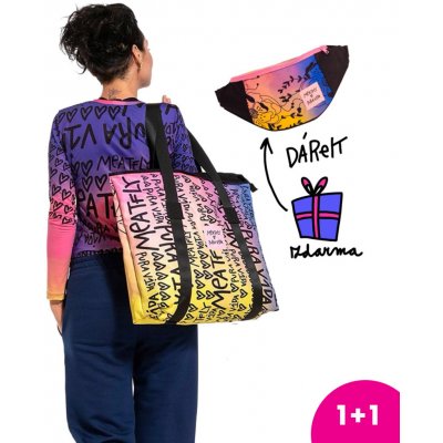 Meatfly plážová taška X Pura Vida Skye Beach Bag 2023 Peach Flowers – Hledejceny.cz