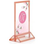 A-Z Reklama CZ Menu stojánek se základnou pro prospekt A6 - Rose – Zboží Živě