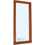 Kömmerling balkonové dveře levé zlatý dub/bílá 90x240 cm OS jednostranná klika + madýlko + PVC rám – Hledejceny.cz