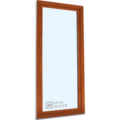 Kömmerling balkonové dveře levé zlatý dub/bílá 90x240 cm OS jednostranná klika + madýlko + PVC rám – Hledejceny.cz