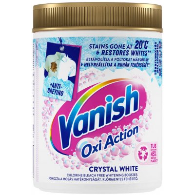 VANISH OXI ACTION ODSTRAŇOVAČ SKVRN WHITE 900 g – Sleviste.cz