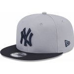 New Era 9FI Contrast Side Patch MLB New York Yankees Grey/Navy – Zboží Mobilmania