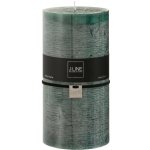 Válcová svíčka tmavě zelená XXL - 10*10*20 cm - J-Line by Jolipa – Hledejceny.cz