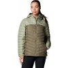 Dámská bunda Columbia Westridge hooded down jacket 2051265349 khaki