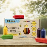Medenka Junior pastelky z včelího vosku 6 barev – Sleviste.cz